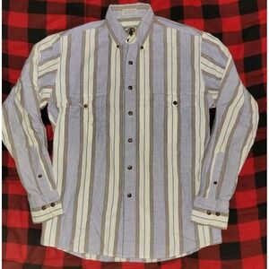 Vintage Northwest Territory Button Down Shirt Striped Men's Small